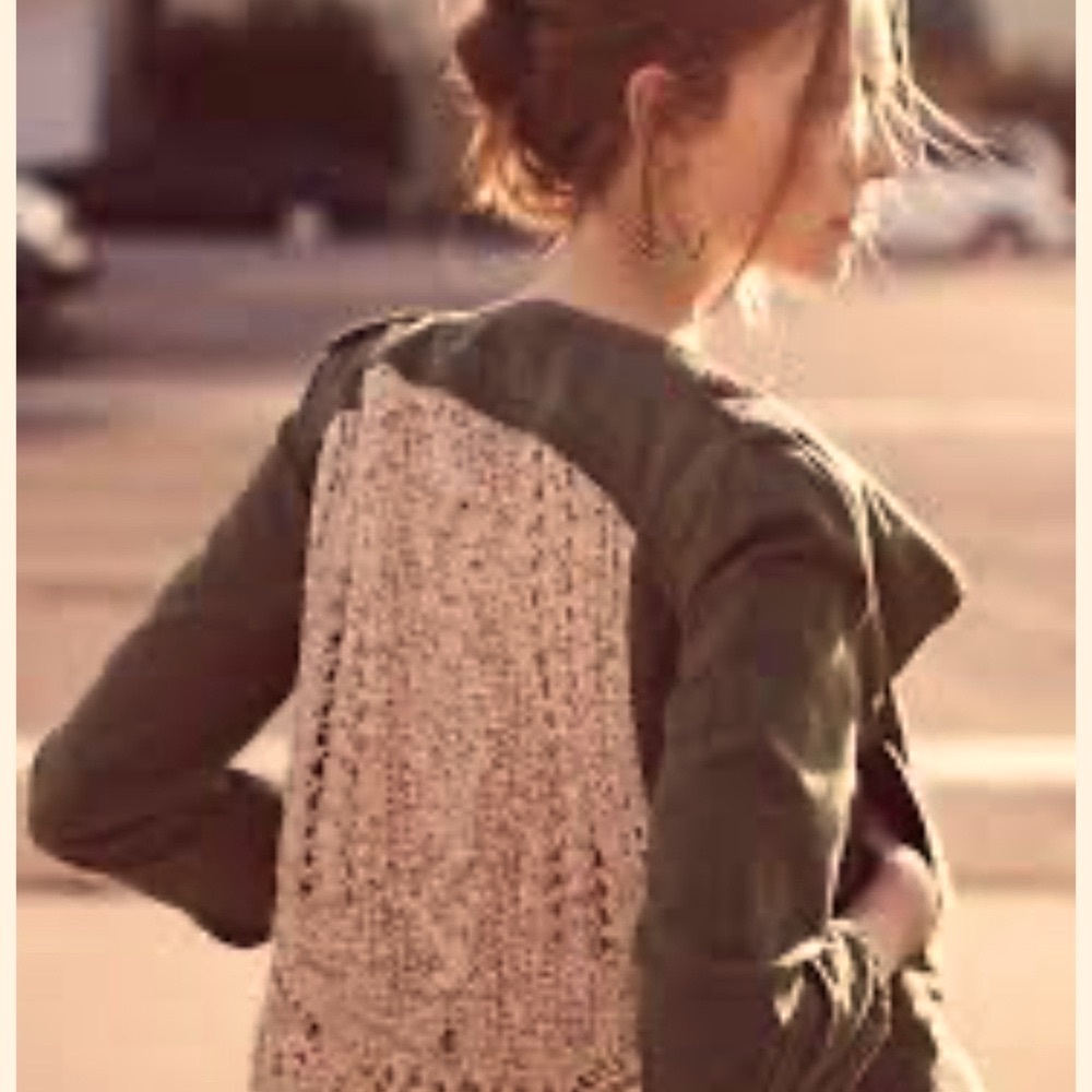 Anthropologie military jacket Daughters of the liberation